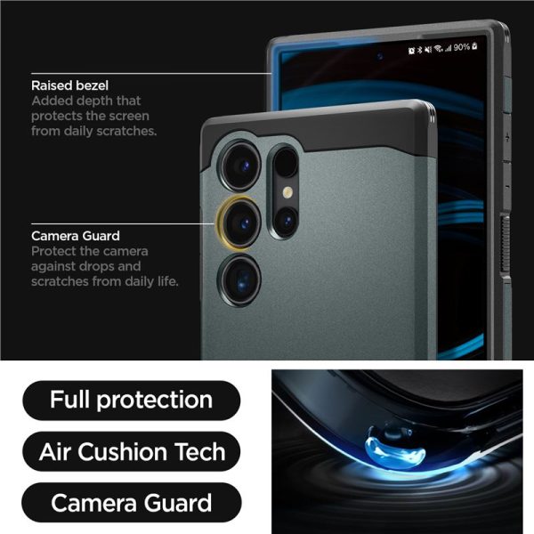 Θήκη Spigen Tough Armor Abyss Green-Samsung Galaxy S24 Ultra (ACS07302) - Image 21
