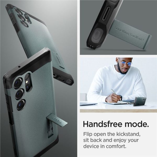 Θήκη Spigen Tough Armor Abyss Green-Samsung Galaxy S24 Ultra (ACS07302) - Image 22