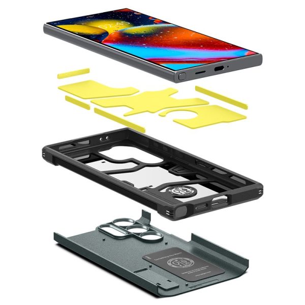 Θήκη Spigen Tough Armor Abyss Green-Samsung Galaxy S24 Ultra (ACS07302) - Image 28