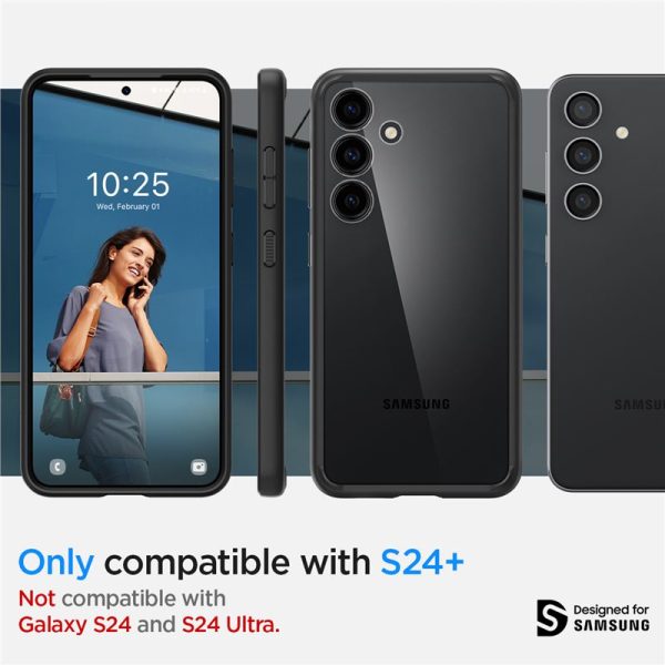 Θήκη Spigen Ultra Hybrid Matte Black-Samsung Galaxy S24+ (ACS07330) - Image 18