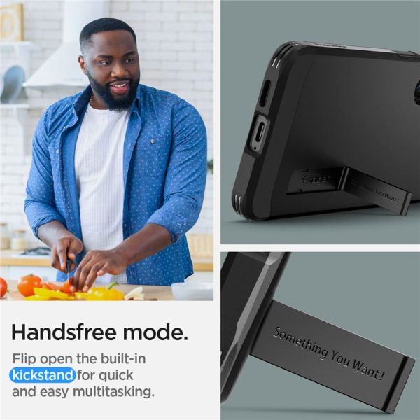 SPIGEN TOUGH ARMOR GALAXY S24+ PLUS BLACK (ACS07332) - Image 21
