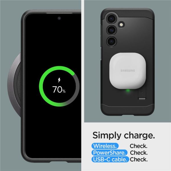 SPIGEN TOUGH ARMOR GALAXY S24+ PLUS BLACK (ACS07332) - Image 22
