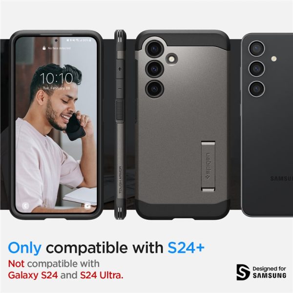 Θήκη Spigen Tough Armor Gunmetal-Samsung Galaxy S24+ (ACS07333) - Image 18