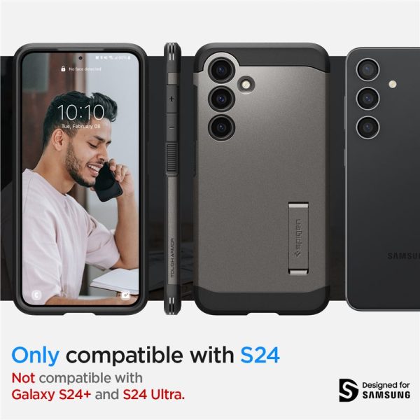 Θήκη Spigen Tough Armor Gunmetal-Samsung Galaxy S24 (ACS07356) - Image 19