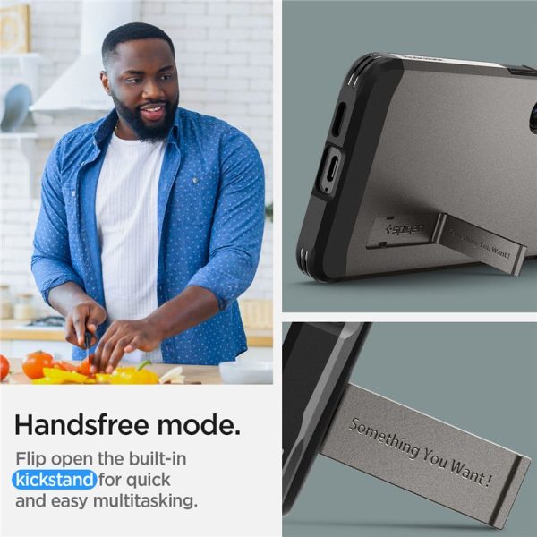 Θήκη Spigen Tough Armor Gunmetal-Samsung Galaxy S24 (ACS07356) - Image 23
