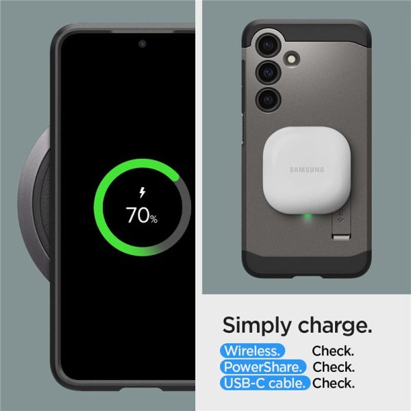 Θήκη Spigen Tough Armor Gunmetal-Samsung Galaxy S24 (ACS07356) - Image 24