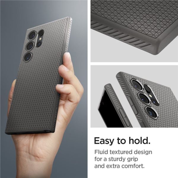 SPIGEN LIQUID AIR GALAXY S24 ULTRA GRANITE GREY (ACS07448) - Image 21