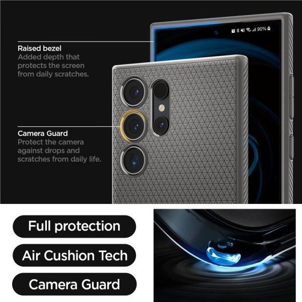 SPIGEN LIQUID AIR GALAXY S24 ULTRA GRANITE GREY (ACS07448) - Image 22