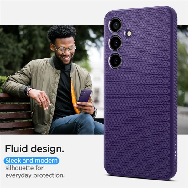 Θήκη Spigen Liquid Air Deep Purple-Samsung Galaxy S24 (ACS07451) - Image 25