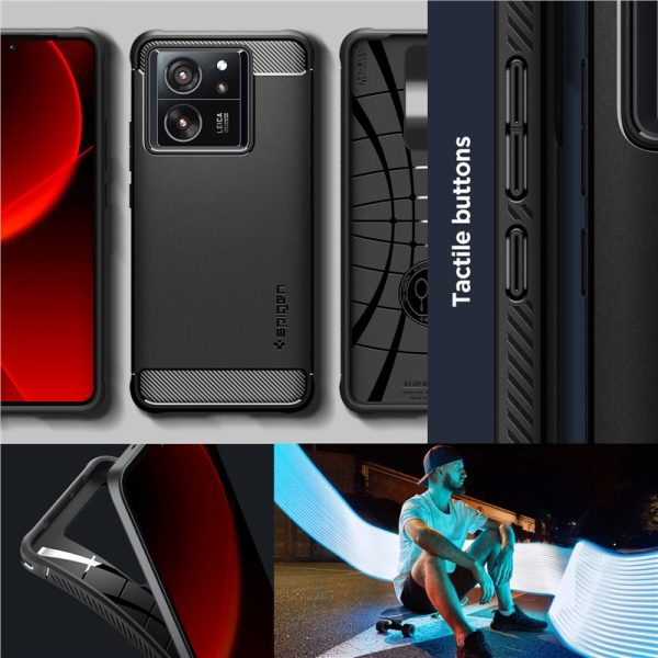 SPIGEN RUGGED ARMOR XIAOMI 13T / 13T PRO MATTE BLACK (ACS07502) - Image 20