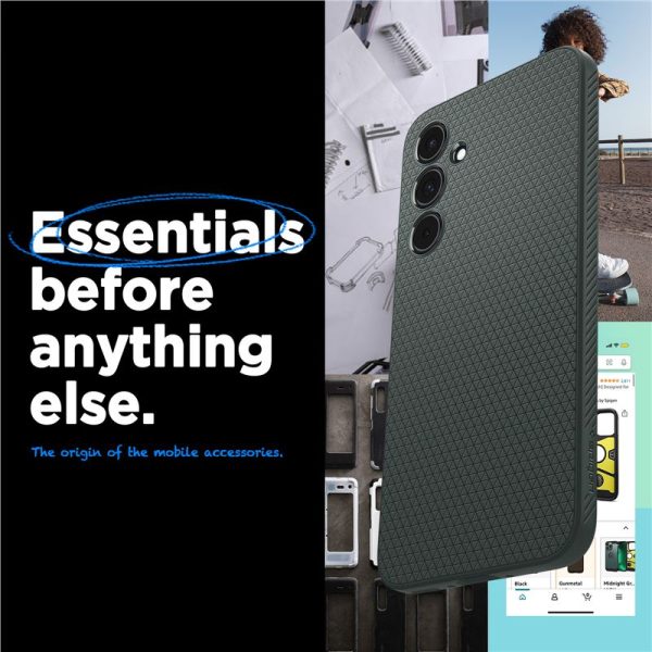 Θήκη Spigen Liquid Air Abyss Green-Samsung Galaxy A55 5G (ACS07527) - Image 21