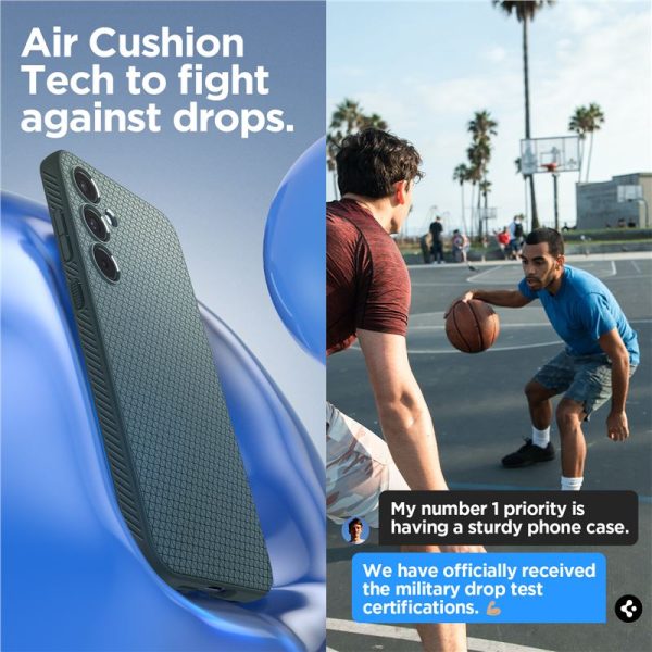 Θήκη Spigen Liquid Air Abyss Green-Samsung Galaxy A55 5G (ACS07527) - Image 23