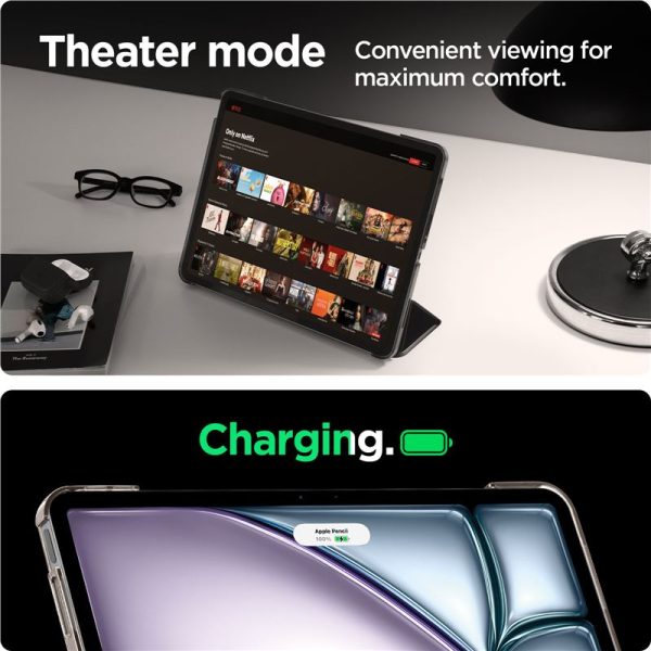 SPIGEN SMART FOLD IPAD-Apple iPad Air 13" 1/2 Gen. BLACK (ACS07676) - Image 19