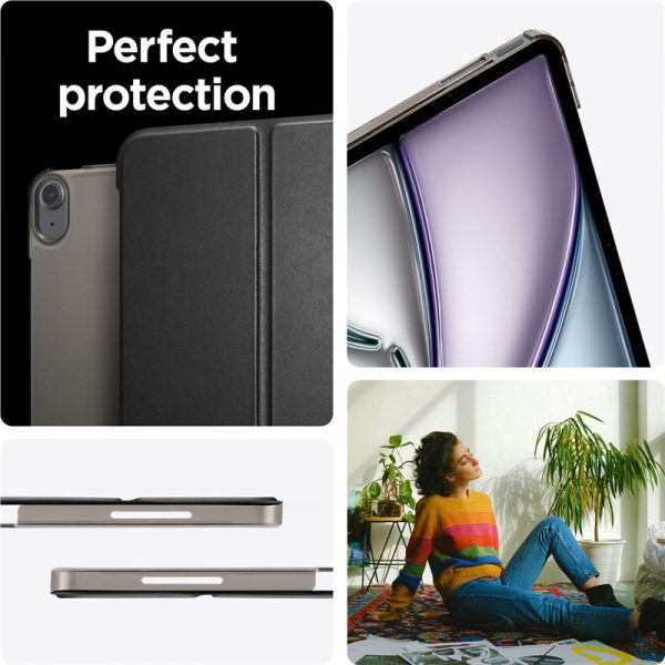SPIGEN SMART FOLD IPAD-Apple iPad Air 13" 1/2 Gen. BLACK (ACS07676) - Image 21