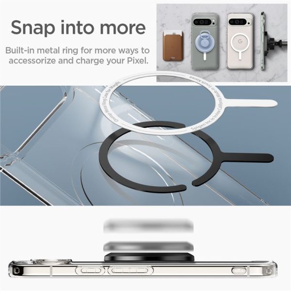 SPIGEN ULTRA HYBRID ONETAP RING MAGSAFE GOOGLE PIXEL 9 PRO WHITE (ACS07686) - Image 16