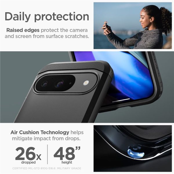 SPIGEN TOUGH ARMOR GOOGLE PIXEL 9 / 9 PRO BLACK (ACS07692) - Image 21