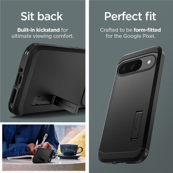 SPIGEN TOUGH ARMOR GOOGLE PIXEL 9 / 9 PRO BLACK (ACS07692) - Image 23