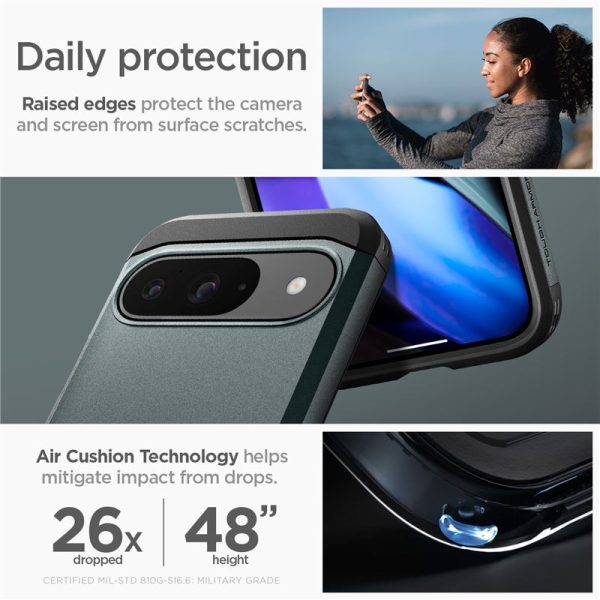 SPIGEN TOUGH ARMOR GOOGLE PIXEL 9 / 9 PRO ABYSS GREEN (ACS07694) - Image 21