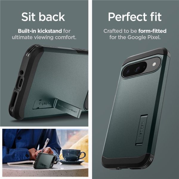 SPIGEN TOUGH ARMOR GOOGLE PIXEL 9 / 9 PRO ABYSS GREEN (ACS07694) - Image 23
