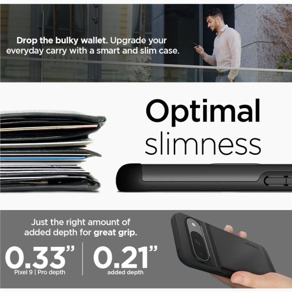 SPIGEN SLIM ARMOR CS GOOGLE PIXEL 9 / 9 PRO BLACK (ACS07695) - Image 24