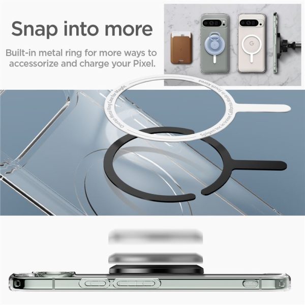 SPIGEN ULTRA HYBRID ONETAP RING MAGSAFE GOOGLE PIXEL 9 PRO XL WHITE (ACS07720) - Image 21