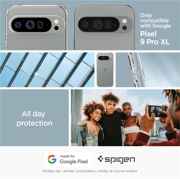 SPIGEN ULTRA HYBRID GOOGLE PIXEL 9 PRO XL CRYSTAL CLEAR (ACS07721) - Image 18