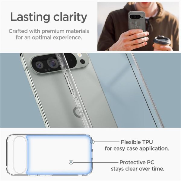 SPIGEN ULTRA HYBRID GOOGLE PIXEL 9 PRO XL CRYSTAL CLEAR (ACS07721) - Image 20