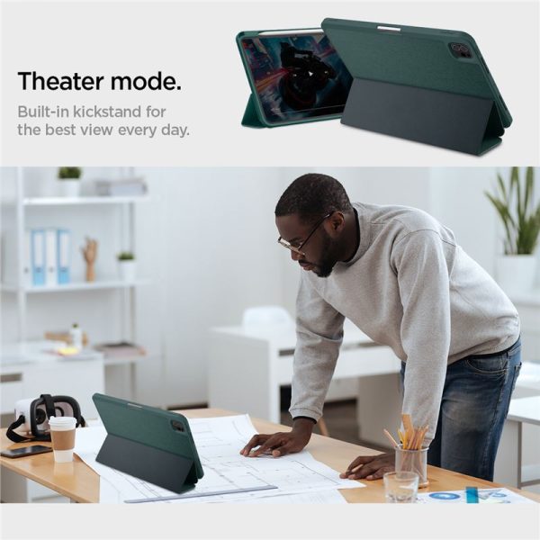 SPIGEN URBAN FIT IPAD PRO 11 5 / 2024 MIDNIGHT GREEN (ACS07759) - Image 25
