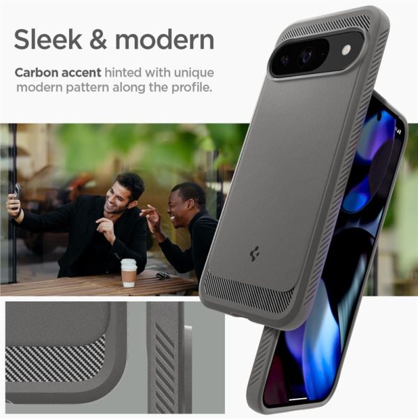 SPIGEN RUGGED ARMOR GOOGLE PIXEL 9 / 9 PRO MARBLE GREY (ACS07783) - Image 22