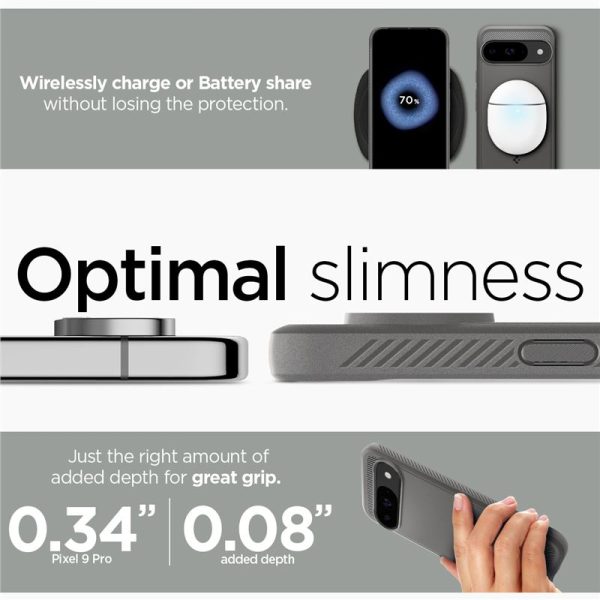 SPIGEN RUGGED ARMOR GOOGLE PIXEL 9 / 9 PRO MARBLE GREY (ACS07783) - Image 24