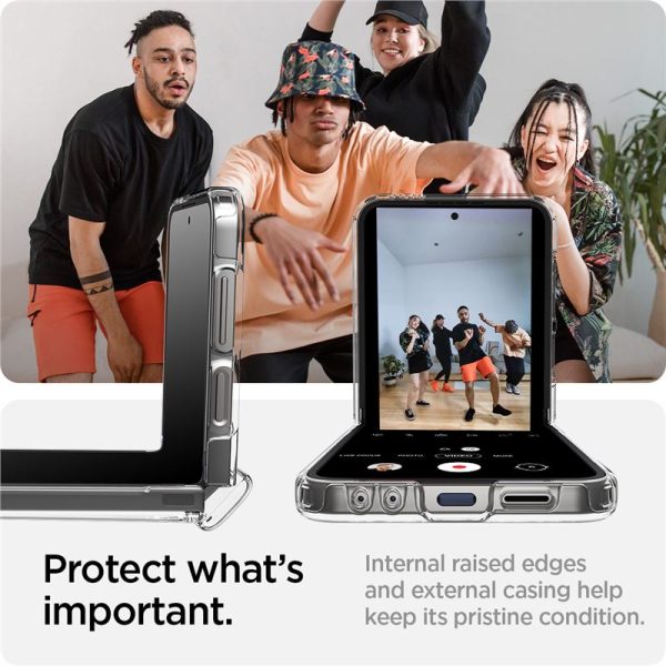 Θήκη Spigen Ultra Hybrid Pro Clear-Samsung Galaxy Z Flip 6 (ACS07834) - Image 24