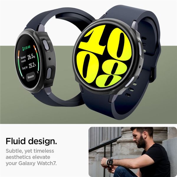 Θήκη Spigen Liquid Air Black-Samsung Galaxy Watch 7 40mm (ACS07899) - Image 18