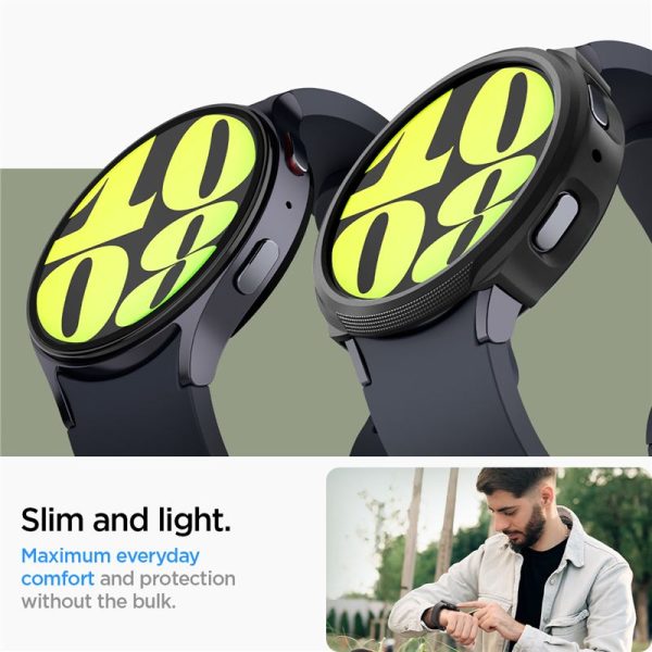 Θήκη Spigen Liquid Air Black-Samsung Galaxy Watch 7 40mm (ACS07899) - Image 21