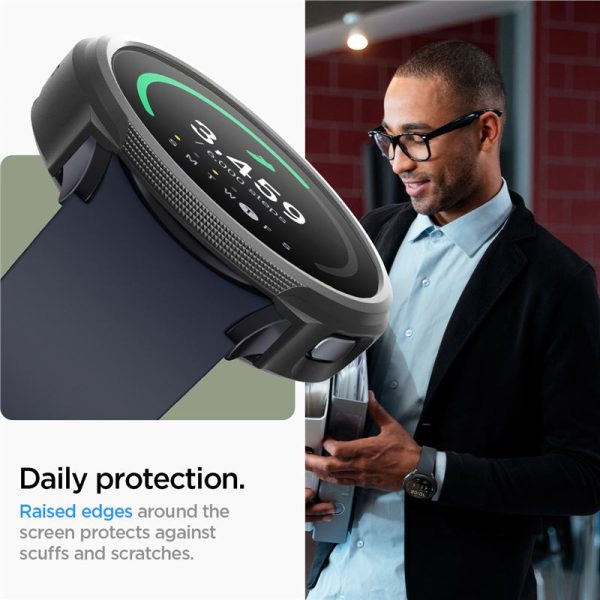Θήκη Spigen Liquid Air Black-Samsung Galaxy Watch 7 44mm (ACS07900) - Image 19