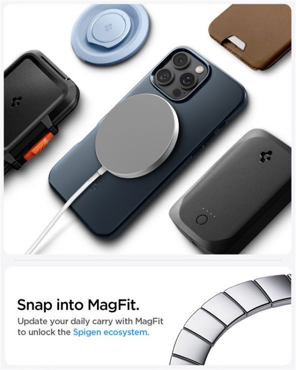 Θήκη Spigen Thin Fit (MagFit) Metal Slate-Apple iPhone 16 Pro Max (ACS07980) - Image 10