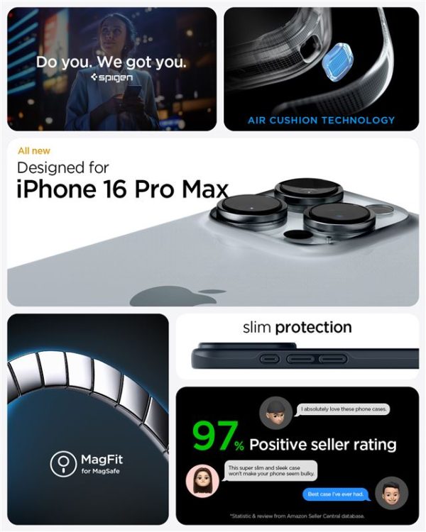 Θήκη Spigen Thin Fit (MagFit) Metal Slate-Apple iPhone 16 Pro Max (ACS07980) - Image 16
