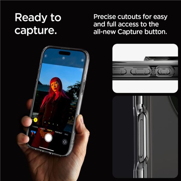 Θήκη Spigen Ultra Hybrid (MagFit) Graphite-Apple iPhone 16 Pro Max (ACS07999) - Image 10