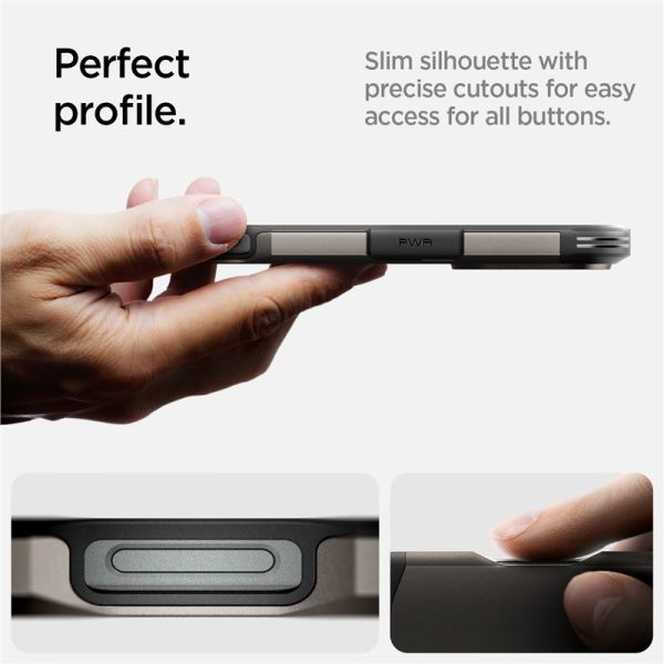 SPIGEN TOUGH ARMOR MAG MAGSAFE IPHONE 16 PRO MAX GUNMETAL (ACS08012) - Image 18