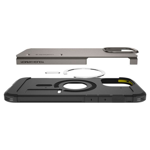 SPIGEN TOUGH ARMOR MAG MAGSAFE IPHONE 16 PRO MAX GUNMETAL (ACS08012) - Image 24
