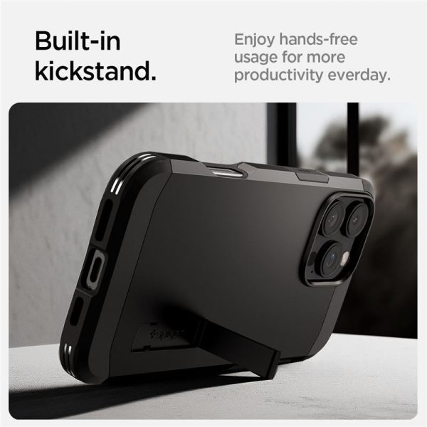 Θήκη Spigen Tough Armor AI (MagFit) Black-Apple iPhone 16 Pro Max (ACS08013) - Image 17