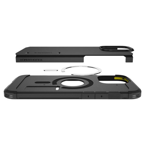 Θήκη Spigen Tough Armor AI (MagFit) Black-Apple iPhone 16 Pro Max (ACS08013) - Image 25