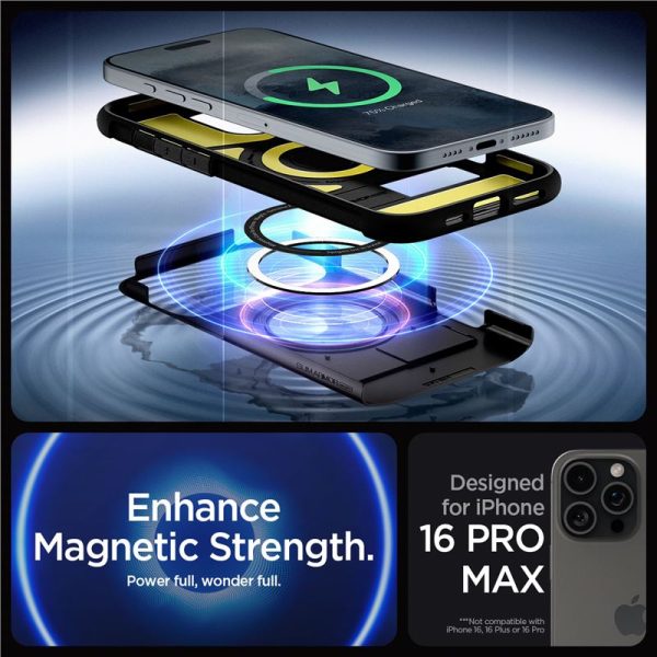 Θήκη Spigen Slim Armor (MagFit) Black-Apple iPhone 16 Pro Max (ACS08034) - Image 26