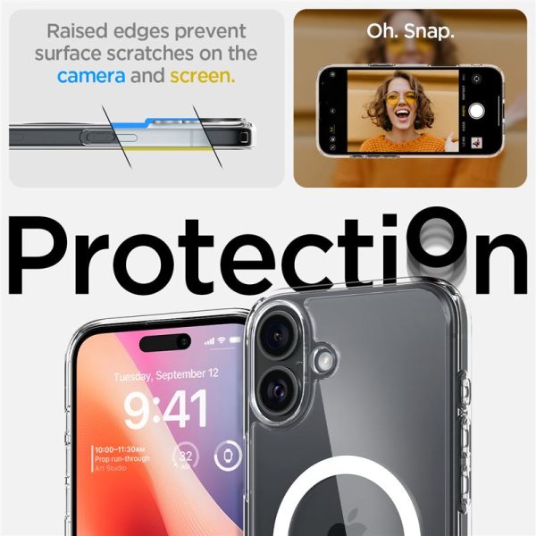 Θήκη Spigen Ultra Hybrid (MagFit) White-Apple iPhone 16 Plus (ACS08075) - Image 19