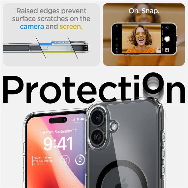 Θήκη Spigen Ultra Hybrid (MagFit) Black-Apple iPhone 16 Plus (ACS08076) - Image 14