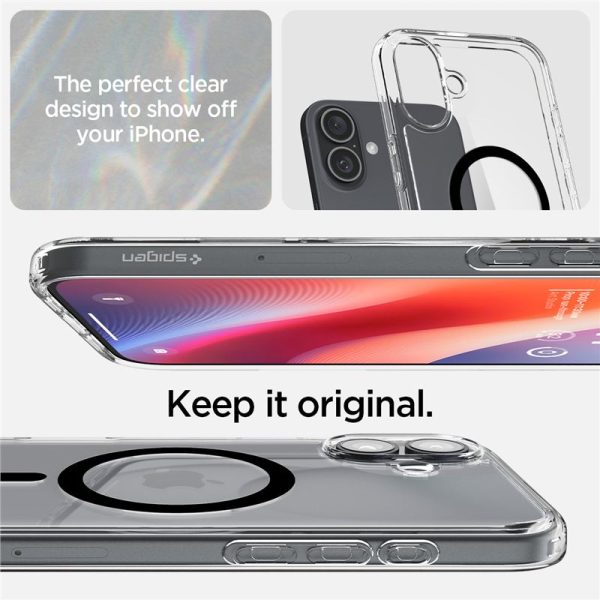 Θήκη Spigen Ultra Hybrid (MagFit) Black-Apple iPhone 16 Plus (ACS08076) - Image 25