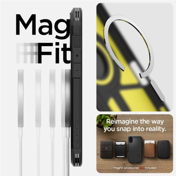 Θήκη Spigen Tough Armor (MagFit) Black-Apple iPhone 16 Plus (ACS08085) - Image 22