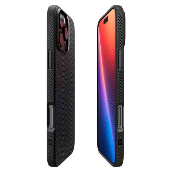 Θήκη Spigen Liquid Air Matte Black-Apple iPhone 16 Pro (ACS08117) - Image 13
