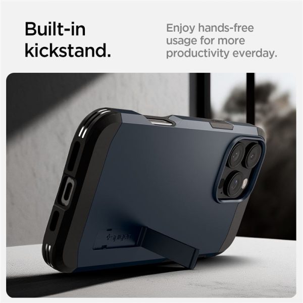 Θήκη Spigen Tough Armor AI (MagFit) Metal Slate-Apple iPhone 16 Pro (ACS08147) - Image 16