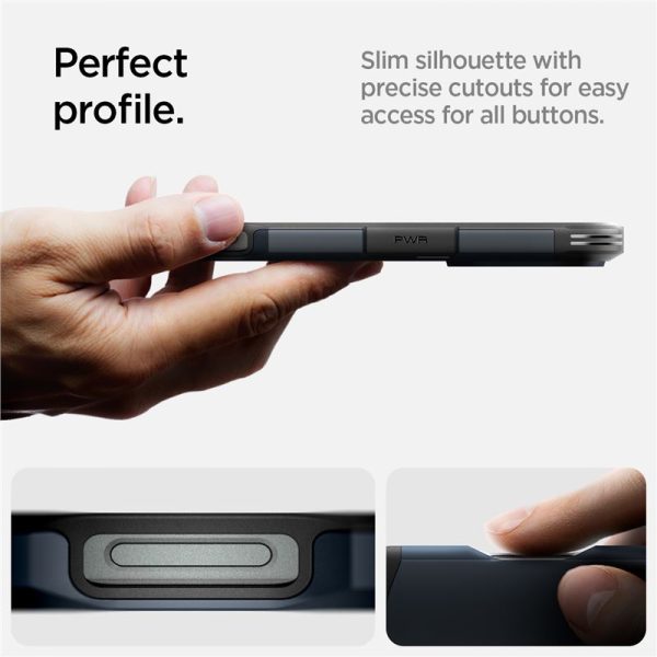 Θήκη Spigen Tough Armor AI (MagFit) Metal Slate-Apple iPhone 16 Pro (ACS08147) - Image 18