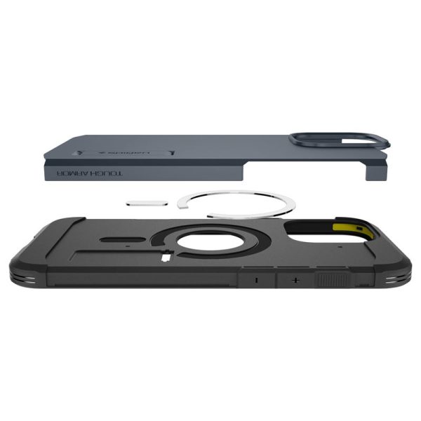 Θήκη Spigen Tough Armor AI (MagFit) Metal Slate-Apple iPhone 16 Pro (ACS08147) - Image 23